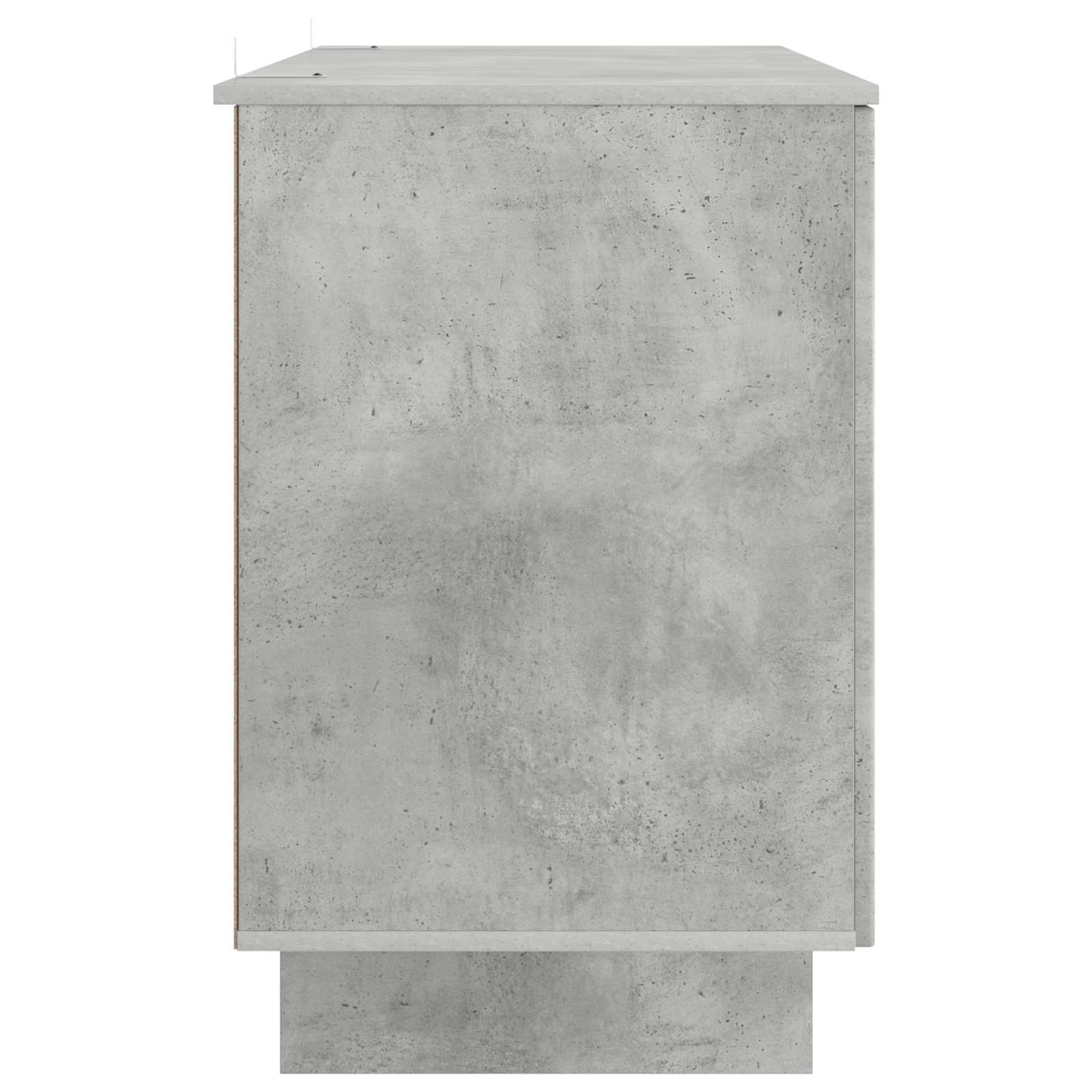 Scrivania Grigio Cemento Legno ingegnerizzato