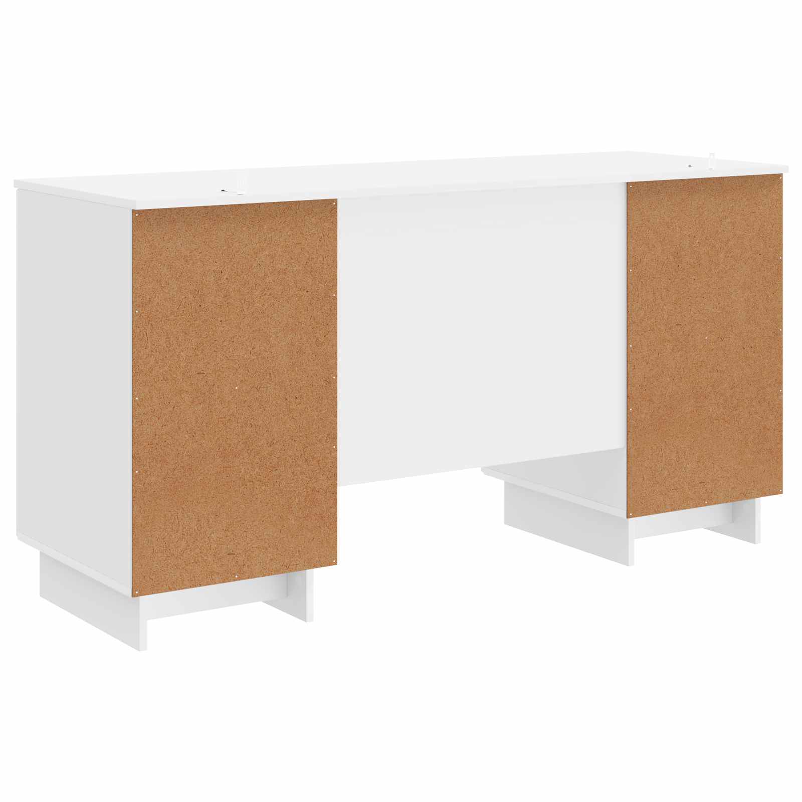 Scrivania Bianco Lucido Legno ingegnerizzato 142,5 x 50 x 75 cm