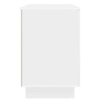 Scrivania Bianco Lucido Legno ingegnerizzato 142,5 x 50 x 75 cm