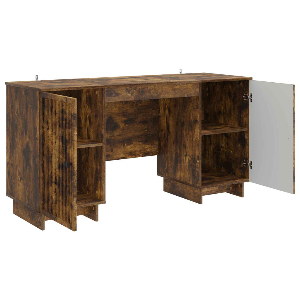 Scrivania Rovere Fumo Legno ingegnerizzato 142,5 x 50 x 75 cm