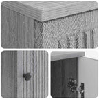 Scrivania Sonoma grigio Legno ingegnerizzato 142,5 x 50 x 75 cm
