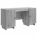 Scrivania Sonoma grigio Legno ingegnerizzato 142,5 x 50 x 75 cm