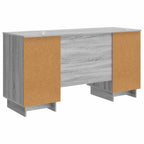 Scrivania Sonoma grigio Legno ingegnerizzato 142,5 x 50 x 75 cm