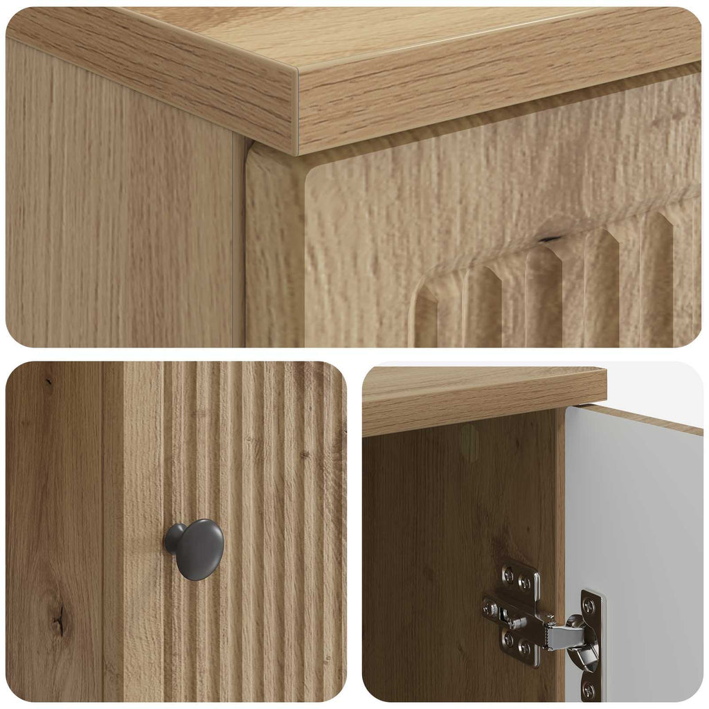 Scrivania Rovere Artigianale Legno ingegnerizzato