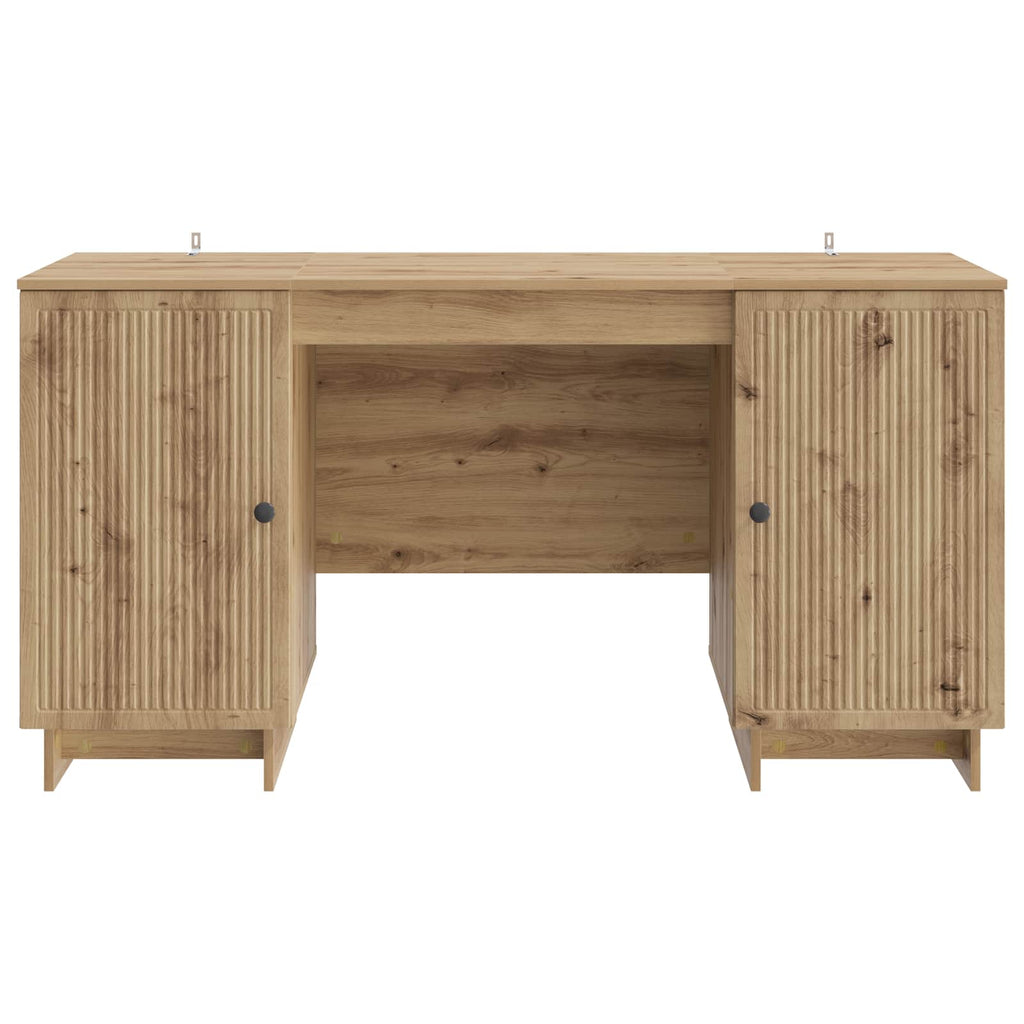 Scrivania Rovere Artigianale Legno ingegnerizzato