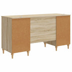 Scrivania Sonoma 142,5 x 50 x 75 cm Legno ingegnerizzato