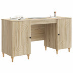 Scrivania Sonoma 142,5 x 50 x 75 cm Legno ingegnerizzato