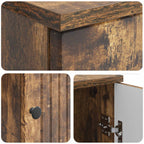 Scrivania Rovere Fumo 142,5 x 50 x 75 cm Legno ingegnerizzato