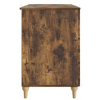 Scrivania Rovere Fumo 142,5 x 50 x 75 cm Legno ingegnerizzato