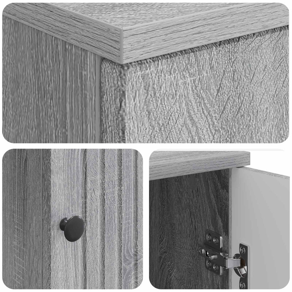 Scrivania Grigio Sonoma 142,5 x 50 x 75 cm Legno ingegnerizzato
