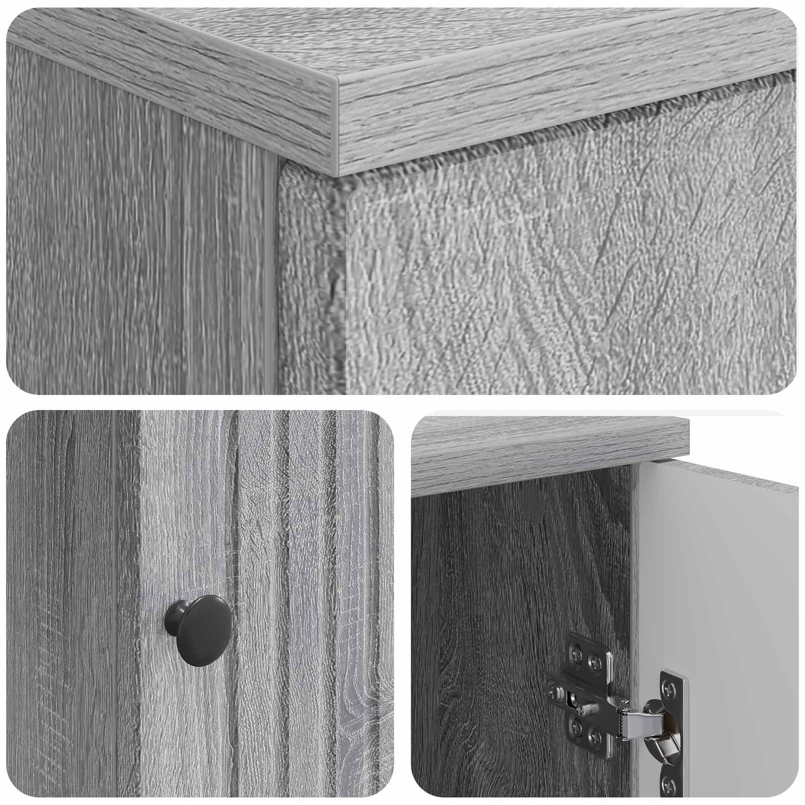 Scrivania Grigio Sonoma 142,5 x 50 x 75 cm Legno ingegnerizzato