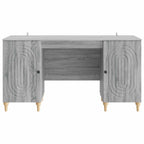 Scrivania Grigio Sonoma 142,5 x 50 x 75 cm Legno ingegnerizzato
