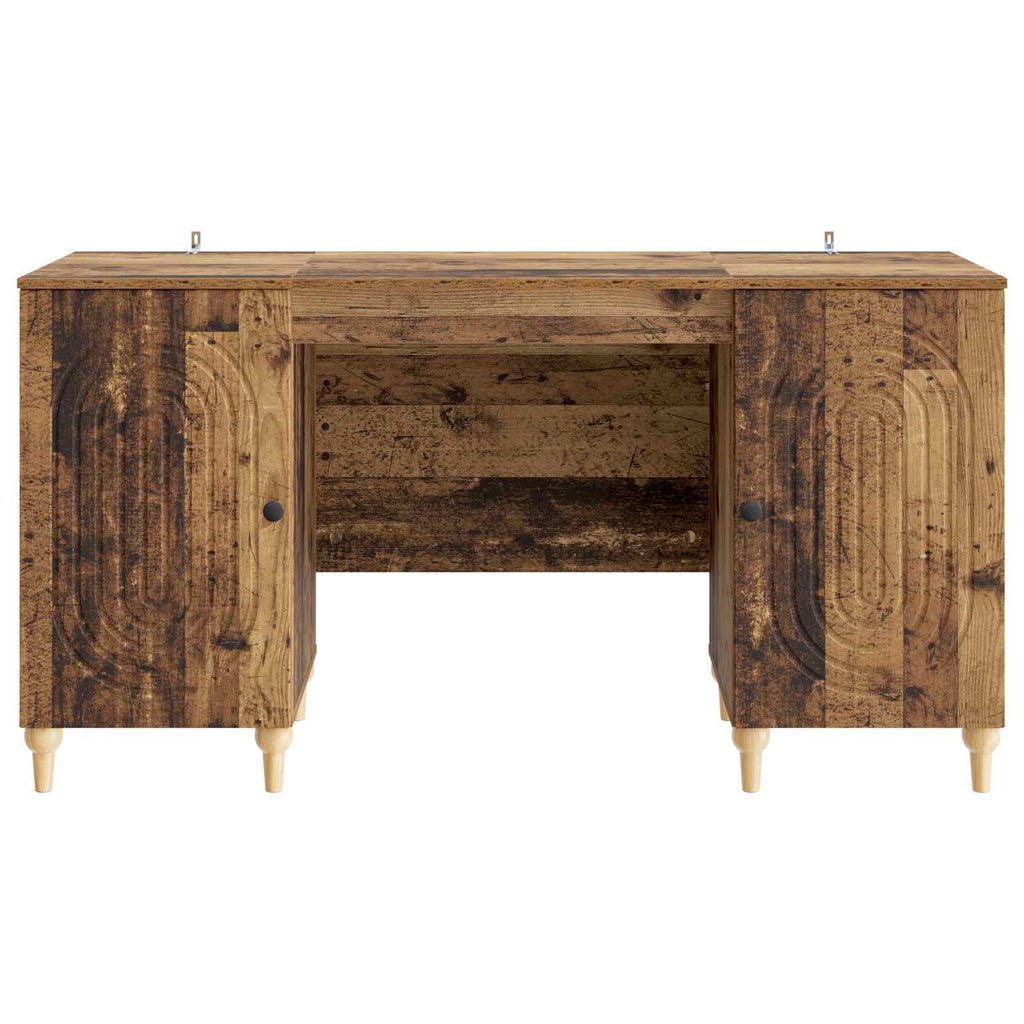 Scrivania Legno antico 142,5 x 50 x 75 cm Legno ingegnerizzato