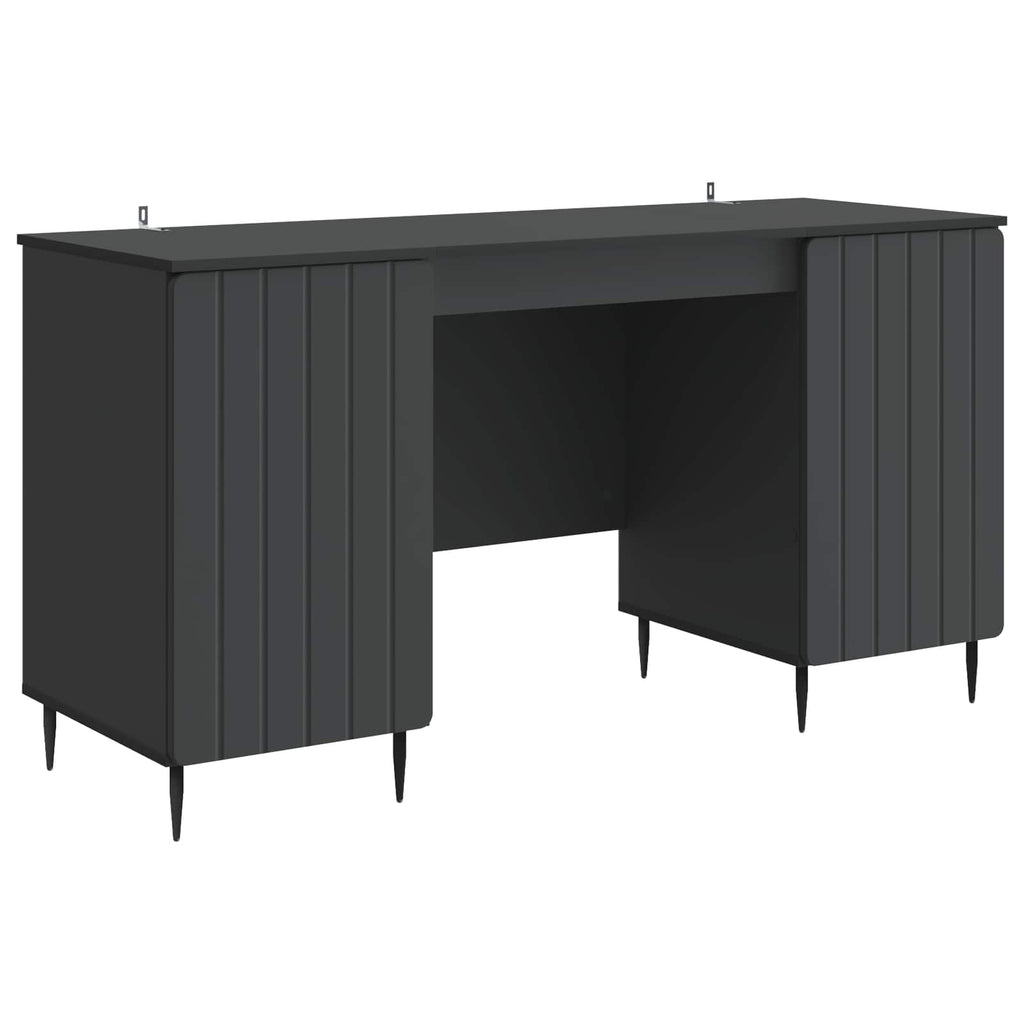 Scrivania Nero 142,5 x 50 x 75 cm Legno ingegnerizzato