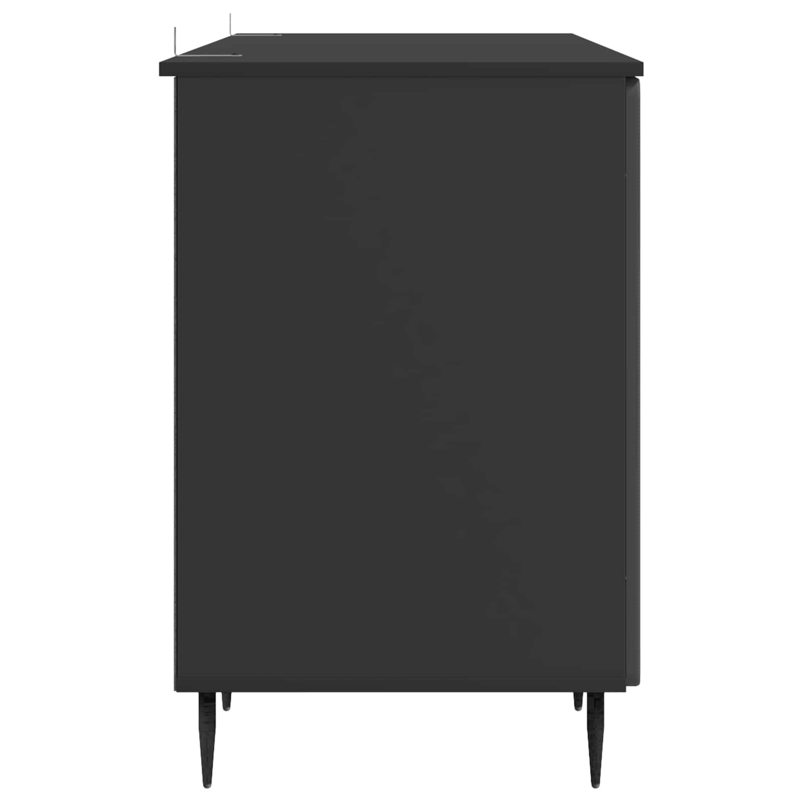 Scrivania Nero 142,5 x 50 x 75 cm Legno ingegnerizzato