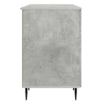 Scrivania con lo scaffale Grigio Cemento 142,5 x 50 x 75 cm
