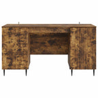 Scrivania Rovere Fumo 142,5 x 50 x 75 cm Legno ingegnerizzato