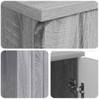 Scrivania Grigio Sonoma 142,5 x 50 x 75 cm Legno ingegnerizzato