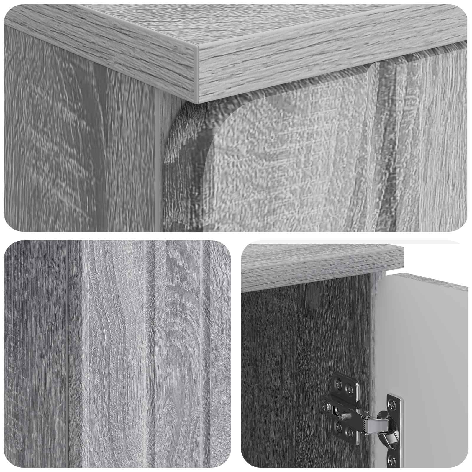 Scrivania Grigio Sonoma 142,5 x 50 x 75 cm Legno ingegnerizzato