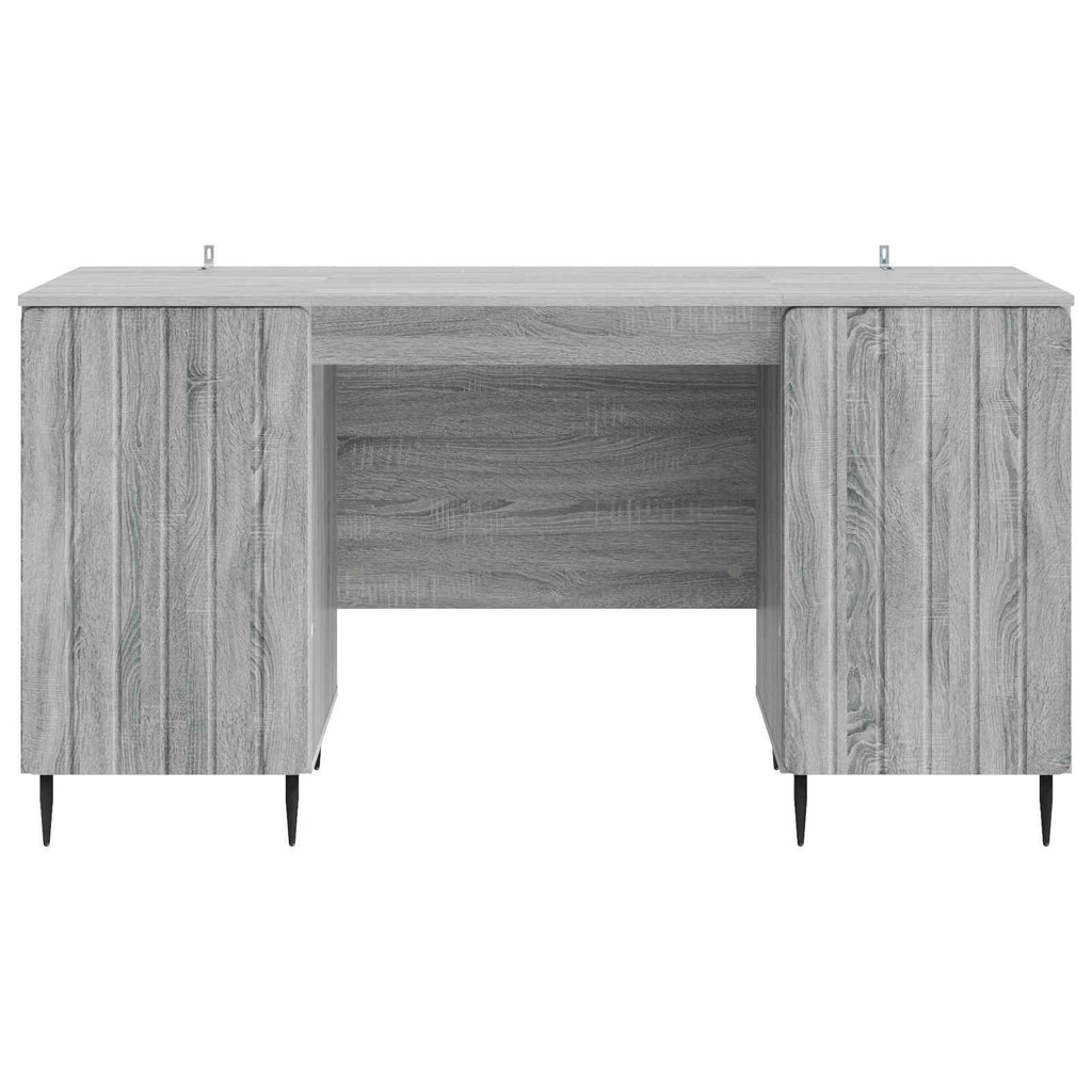 Scrivania Grigio Sonoma 142,5 x 50 x 75 cm Legno ingegnerizzato