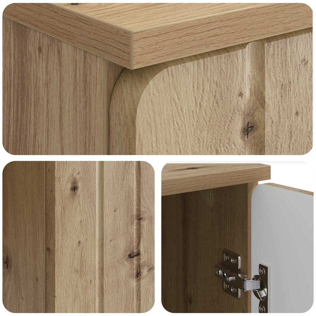 Scrivania con lo scaffale Rovere Artigianale 142,5 x 50 x 75 cm