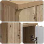 Scrivania con lo scaffale Rovere Artigianale 142,5 x 50 x 75 cm