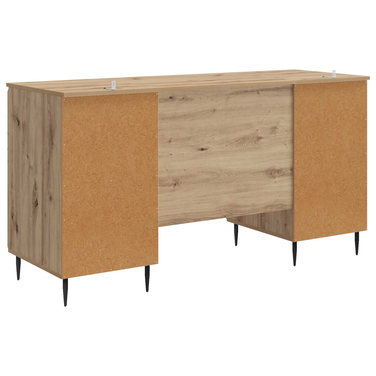 Scrivania con lo scaffale Rovere Artigianale 142,5 x 50 x 75 cm