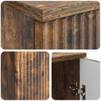 Scrivania Rovere Fumo 142,5 x 50 x 75 cm Legno ingegnerizzato