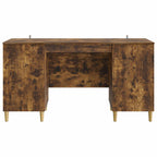 Scrivania Rovere Fumo 142,5 x 50 x 75 cm Legno ingegnerizzato