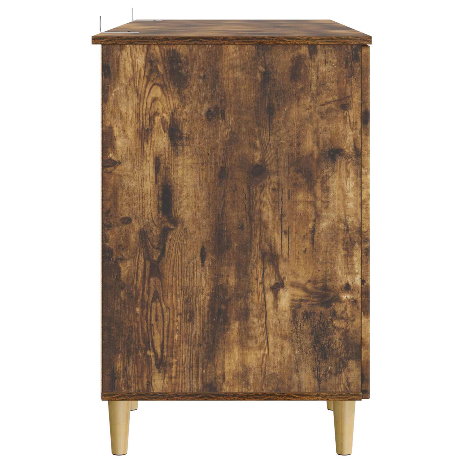 Scrivania Rovere Fumo 142,5 x 50 x 75 cm Legno ingegnerizzato