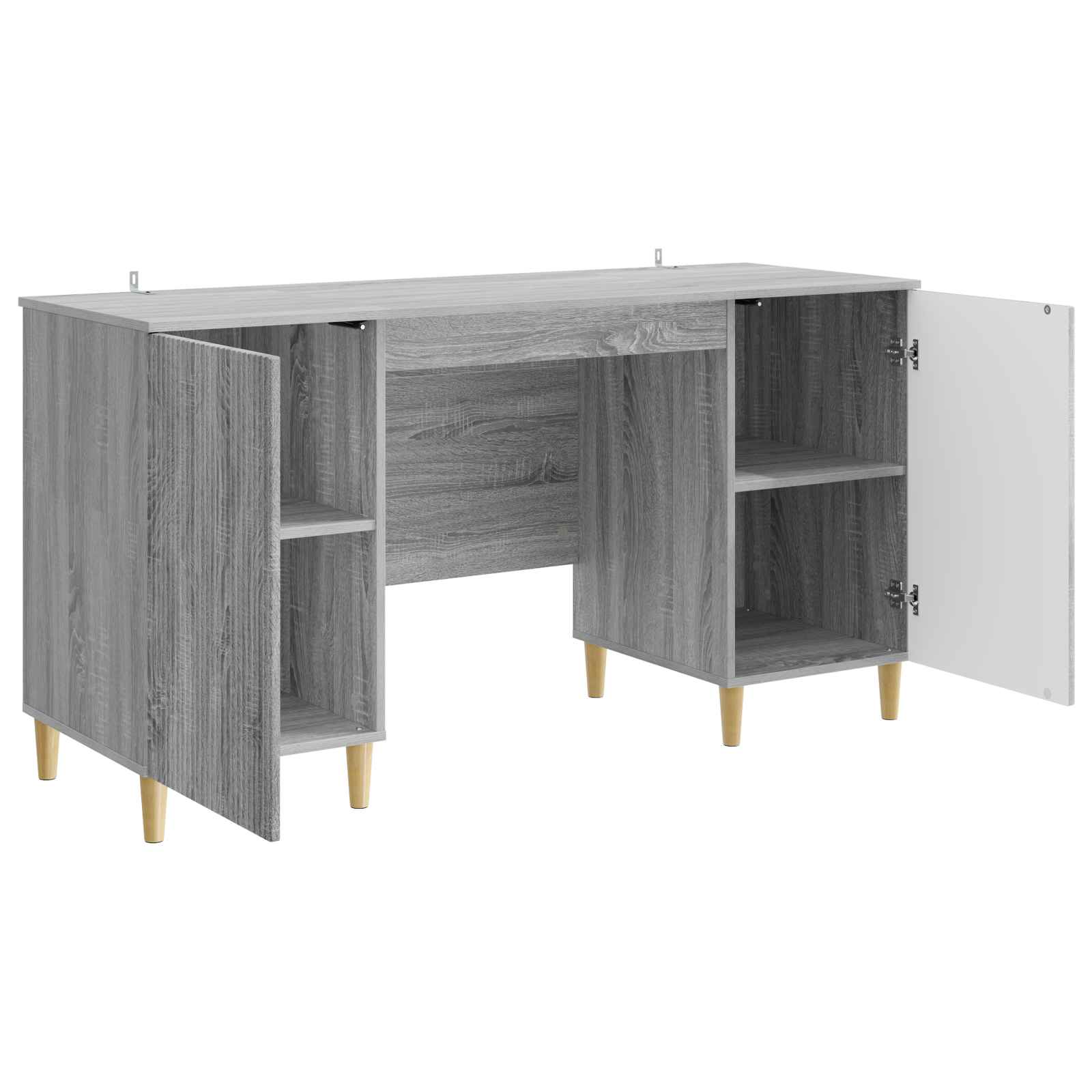 Scrivania Grigio Sonoma 142,5 x 50 x 75 cm Legno ingegnerizzato