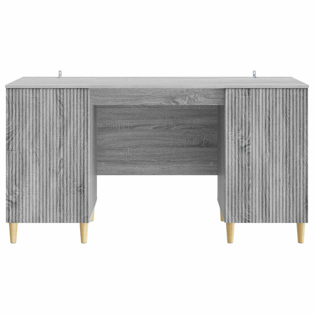Scrivania Grigio Sonoma 142,5 x 50 x 75 cm Legno ingegnerizzato