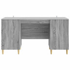 Scrivania Grigio Sonoma 142,5 x 50 x 75 cm Legno ingegnerizzato