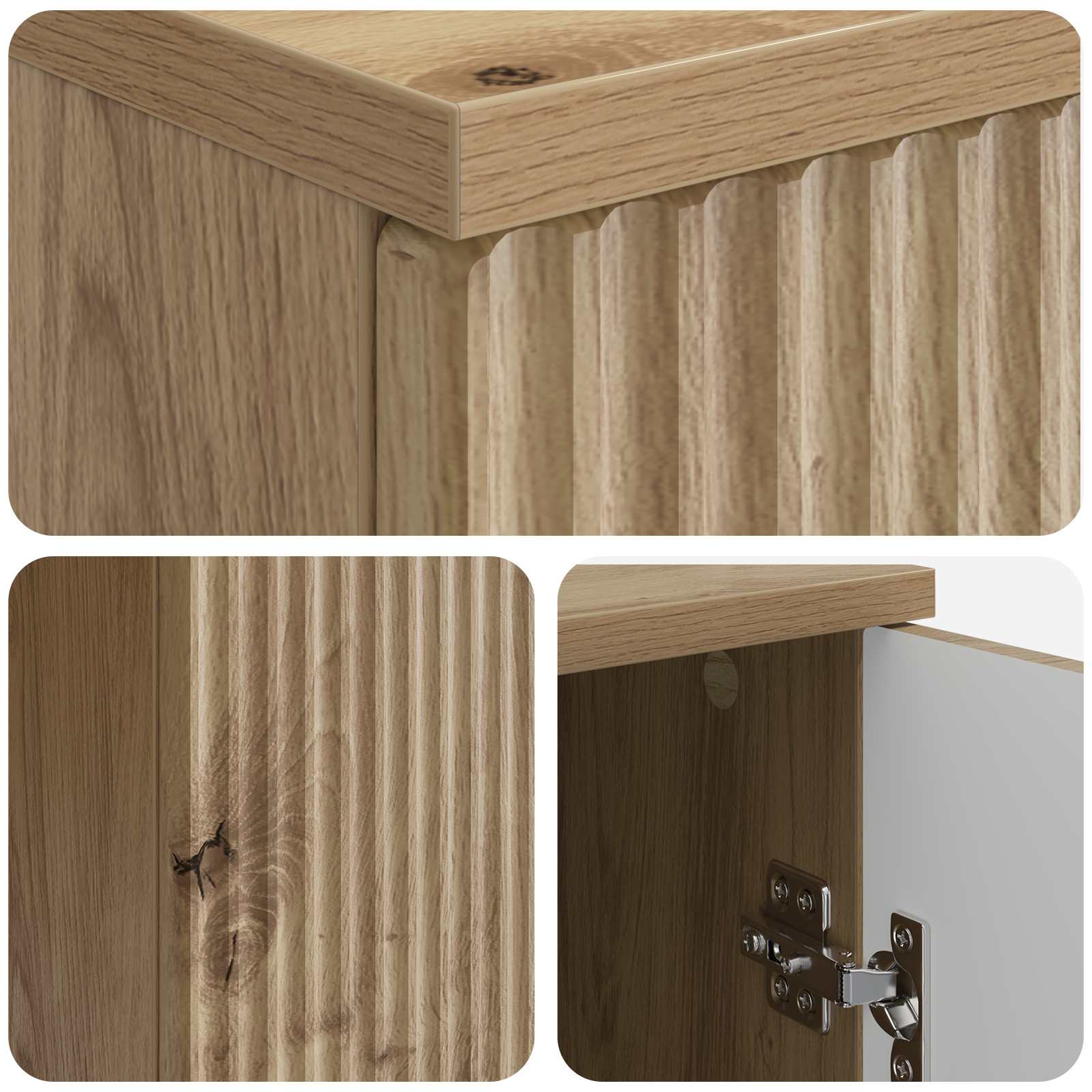 Scrivania con lo scaffale Rovere Artigianale 142,5 x 50 x 75 cm