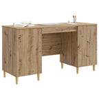 Scrivania con lo scaffale Rovere Artigianale 142,5 x 50 x 75 cm