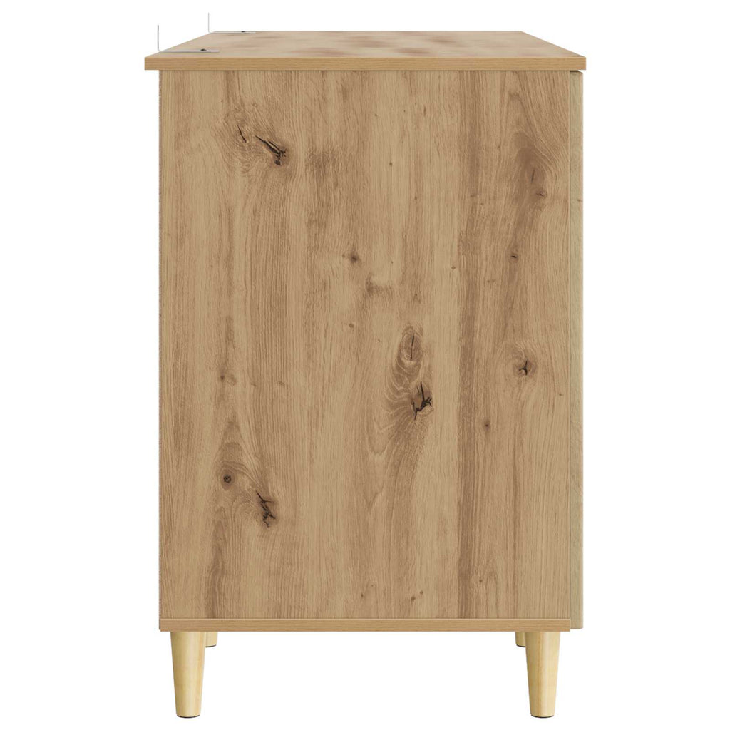 Scrivania con lo scaffale Rovere Artigianale 142,5 x 50 x 75 cm