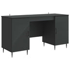 Scrivania Nero 142,5 x 50 x 75 cm Legno ingegnerizzato