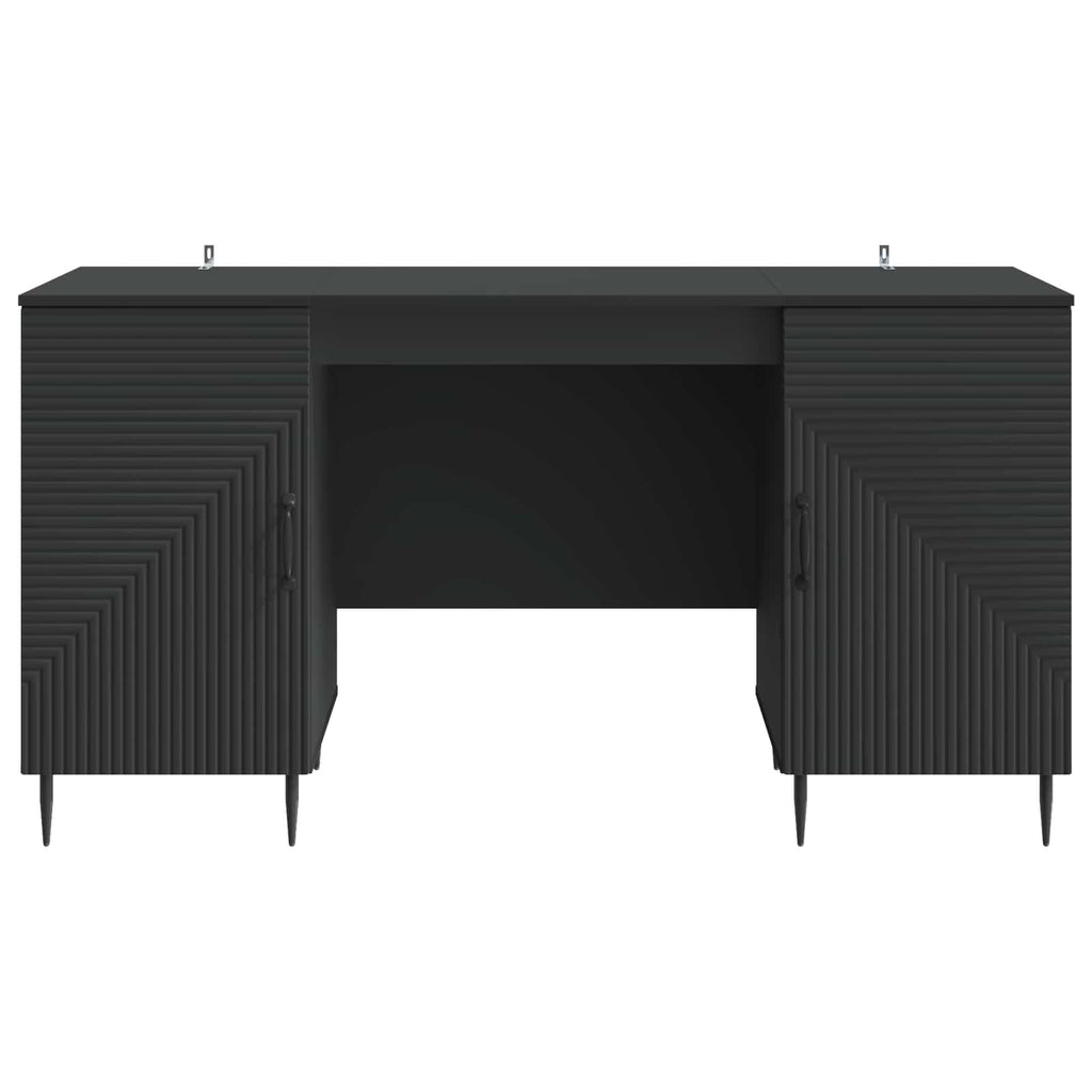 Scrivania Nero 142,5 x 50 x 75 cm Legno ingegnerizzato
