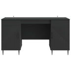 Scrivania Nero 142,5 x 50 x 75 cm Legno ingegnerizzato