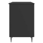 Scrivania Nero 142,5 x 50 x 75 cm Legno ingegnerizzato