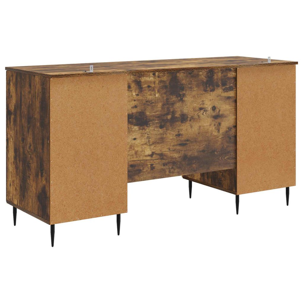 Scrivania Rovere Fumo 142,5 x 50 x 75 cm Legno ingegnerizzato