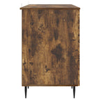 Scrivania Rovere Fumo 142,5 x 50 x 75 cm Legno ingegnerizzato