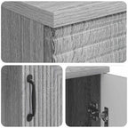 Scrivania Grigio Sonoma 142,5 x 50 x 75 cm Legno ingegnerizzato