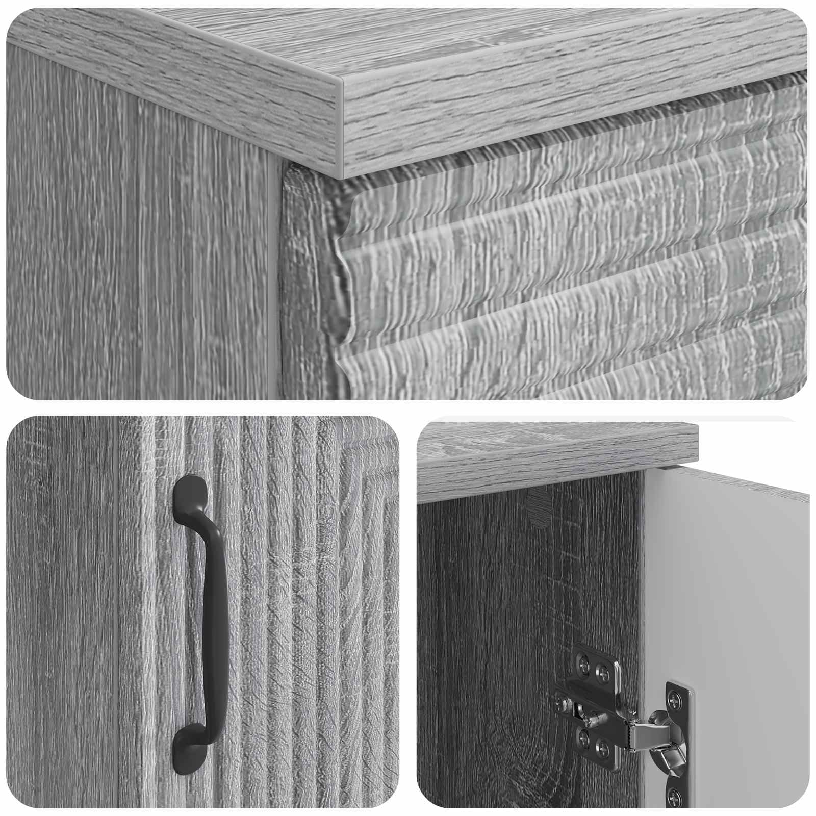 Scrivania Grigio Sonoma 142,5 x 50 x 75 cm Legno ingegnerizzato