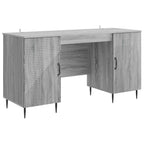 Scrivania Grigio Sonoma 142,5 x 50 x 75 cm Legno ingegnerizzato