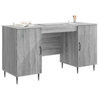 Scrivania Grigio Sonoma 142,5 x 50 x 75 cm Legno ingegnerizzato