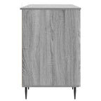 Scrivania Grigio Sonoma 142,5 x 50 x 75 cm Legno ingegnerizzato