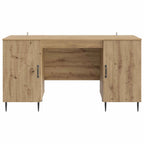 Scrivania con lo scaffale Rovere Artigianale 142,5 x 50 x 75 cm