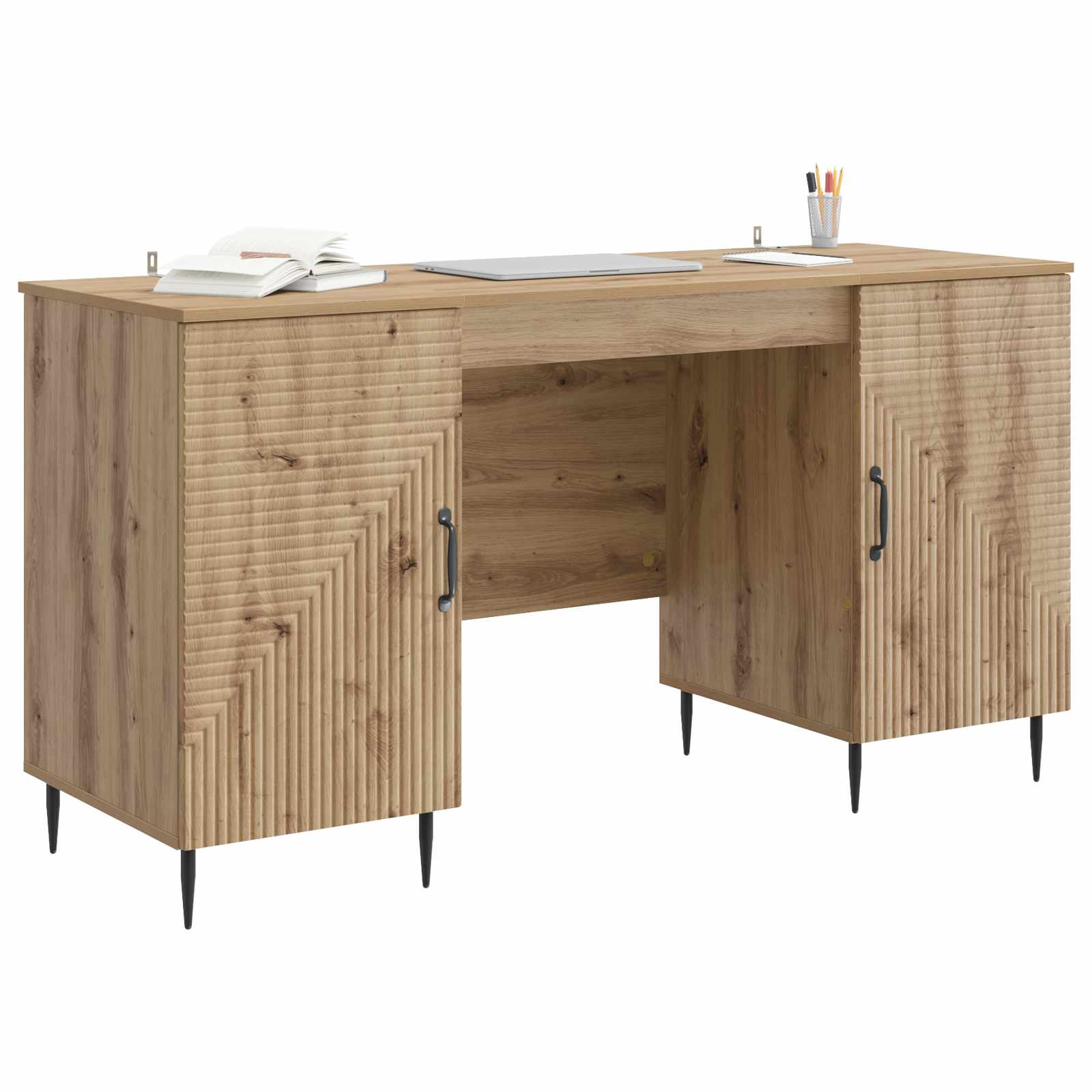 Scrivania con lo scaffale Rovere Artigianale 142,5 x 50 x 75 cm