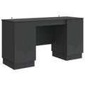 Scrivania Nero 142,5 x 50 x 75 cm Legno ingegnerizzato